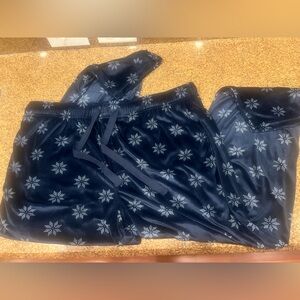 George Navy Snowflake Pajama Pants